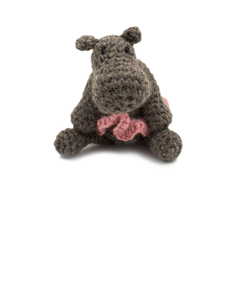 toft ed's animal mini georgina the hippo amigurumi crochet